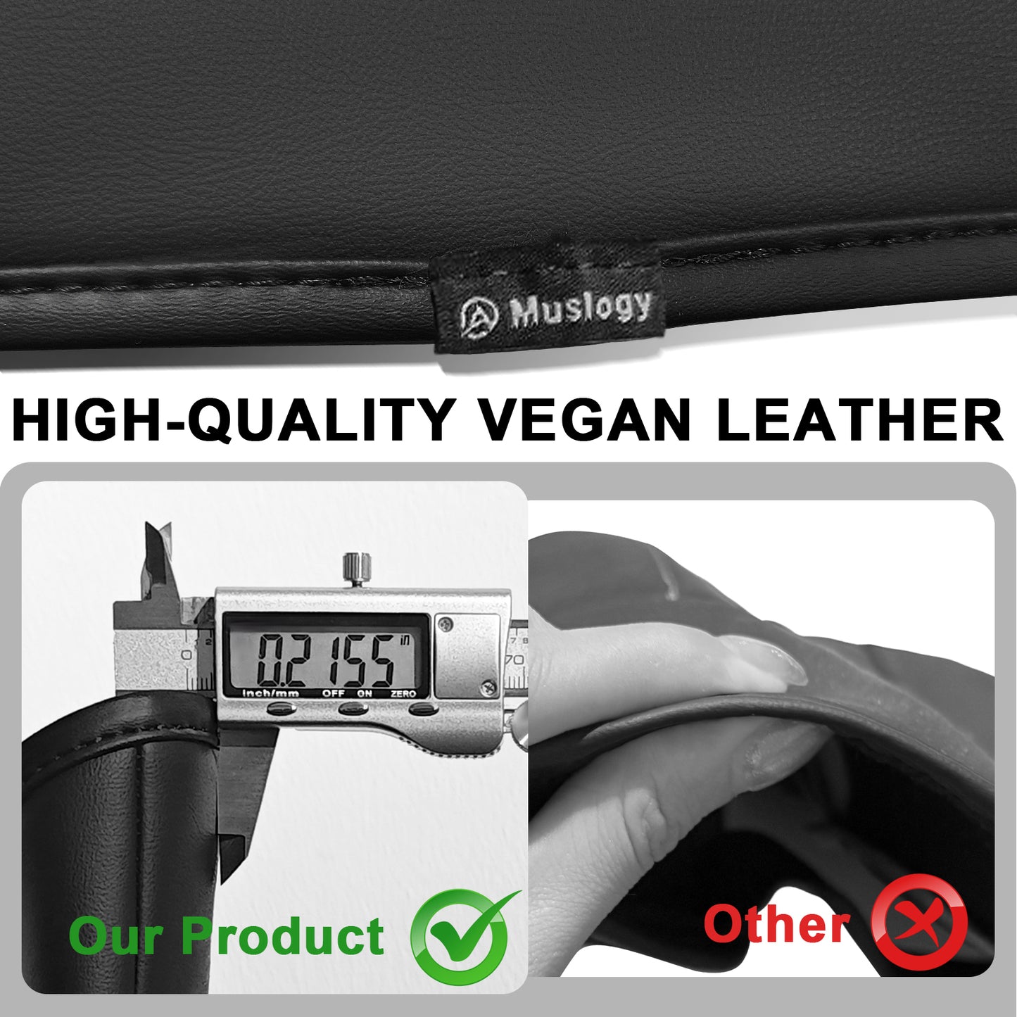 Muslogy Center Console Armrest Cover Compatible with Tesla Model Y Refresh 2026 Comfort Armrest Pad Arm Rest Cushion Vegan Leather Protector Regular Thick (25+ |Juniper|, Regular)