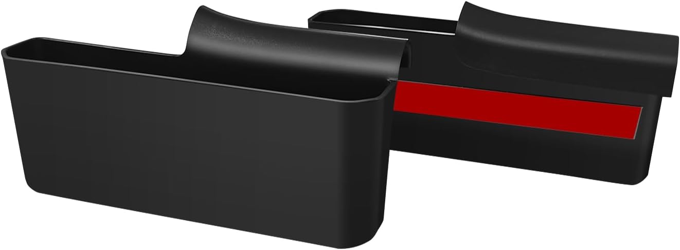 Muslogy for 2025 2024 2023 Pilot Center Console Shifter Storage Box ABS Material Console Side Organizer Left & Right Set Compatible with Honda Pilot 2023-2025