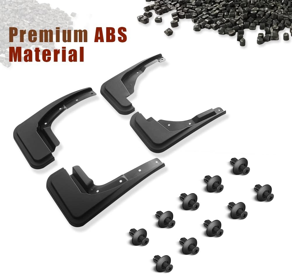 Muslogy Mud Flaps for 2022-2025 Maverick MudFlap Front&Rear Mud Guards 4PCS No Drilling Needed Exterior Accessories Splash Guard Compatible with Ford Maverick 22-25(Not for 2025 Maverick Lobo Edition)