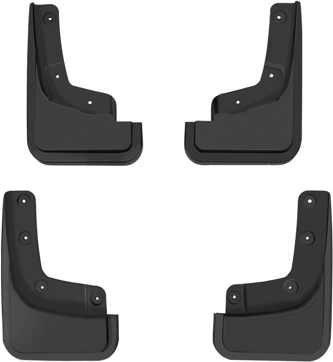 Muslogy Mud Flaps Splash Guards Compatible with Ford Ranger 2024 2025 Accessories Auto Parts Heavy Duty Fender Front & Rear Mudguard 4PCS Fit Ranger XL, XLT, Lariat (Won't Fit Raptor)