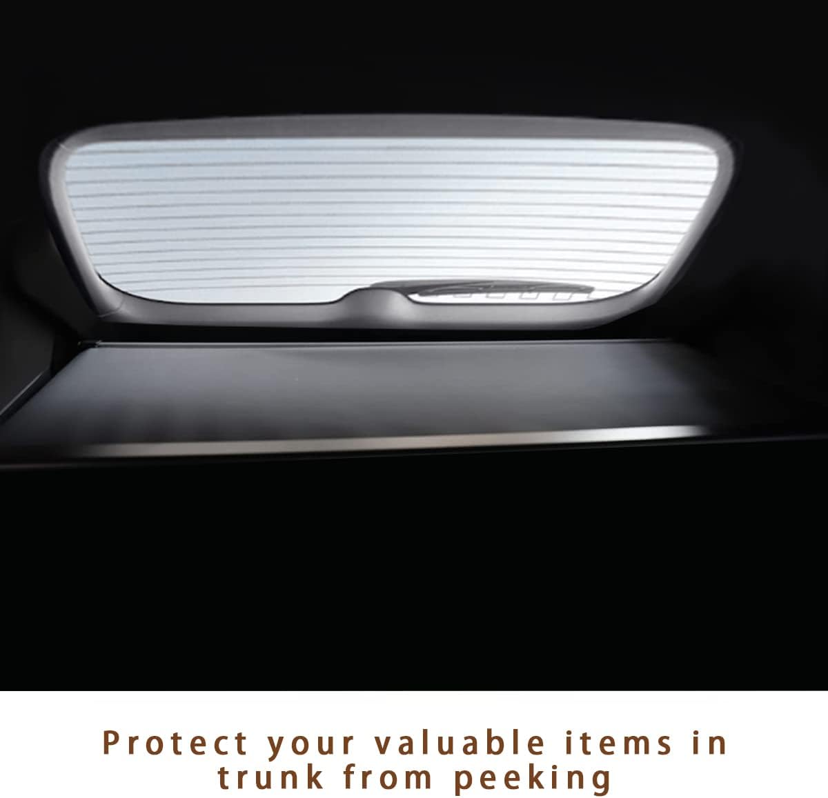 Muslogy for CR-V 2025 2024 2023 Trunk Cargo Cover Retractable Rear Trunk Security Cover Shield Shade Compatible with 6th Generation Honda CRV and CRV Hybrid 2023+