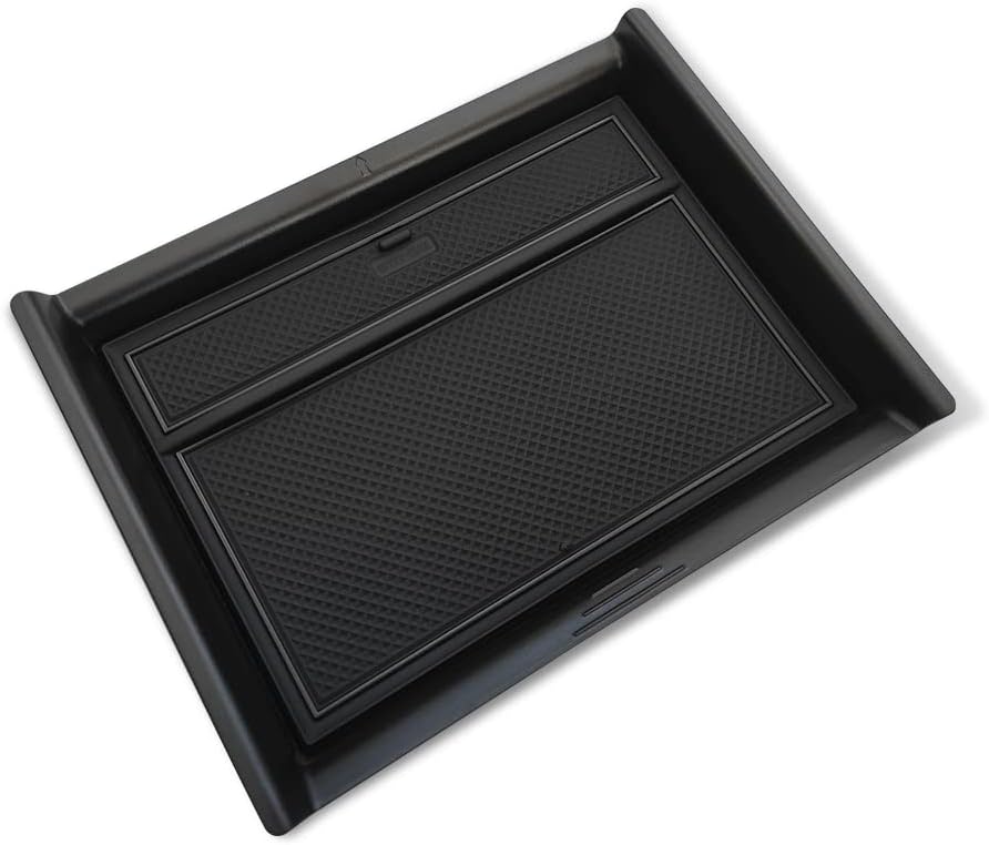 Muslogy Lower Center Console Organizer Compatible with Toyota Tundra 2022-2025 Accessories SR SR5 Limited TRD PRO Console Insert Accessories