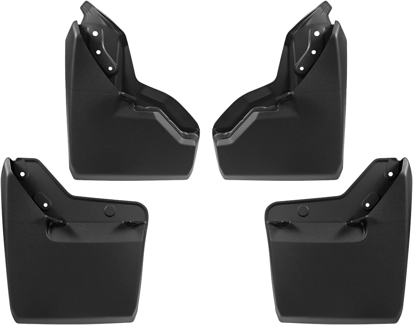 Muslogy Mud Flaps Splash Guards Compatible with Toyota 4Runner 2025 2026 Accessories 6Gen 4Runner Front and Rear Mud Guards 4PCS Drilling Heavy Duty Fender Mudguards Kit with Hardware Accessories