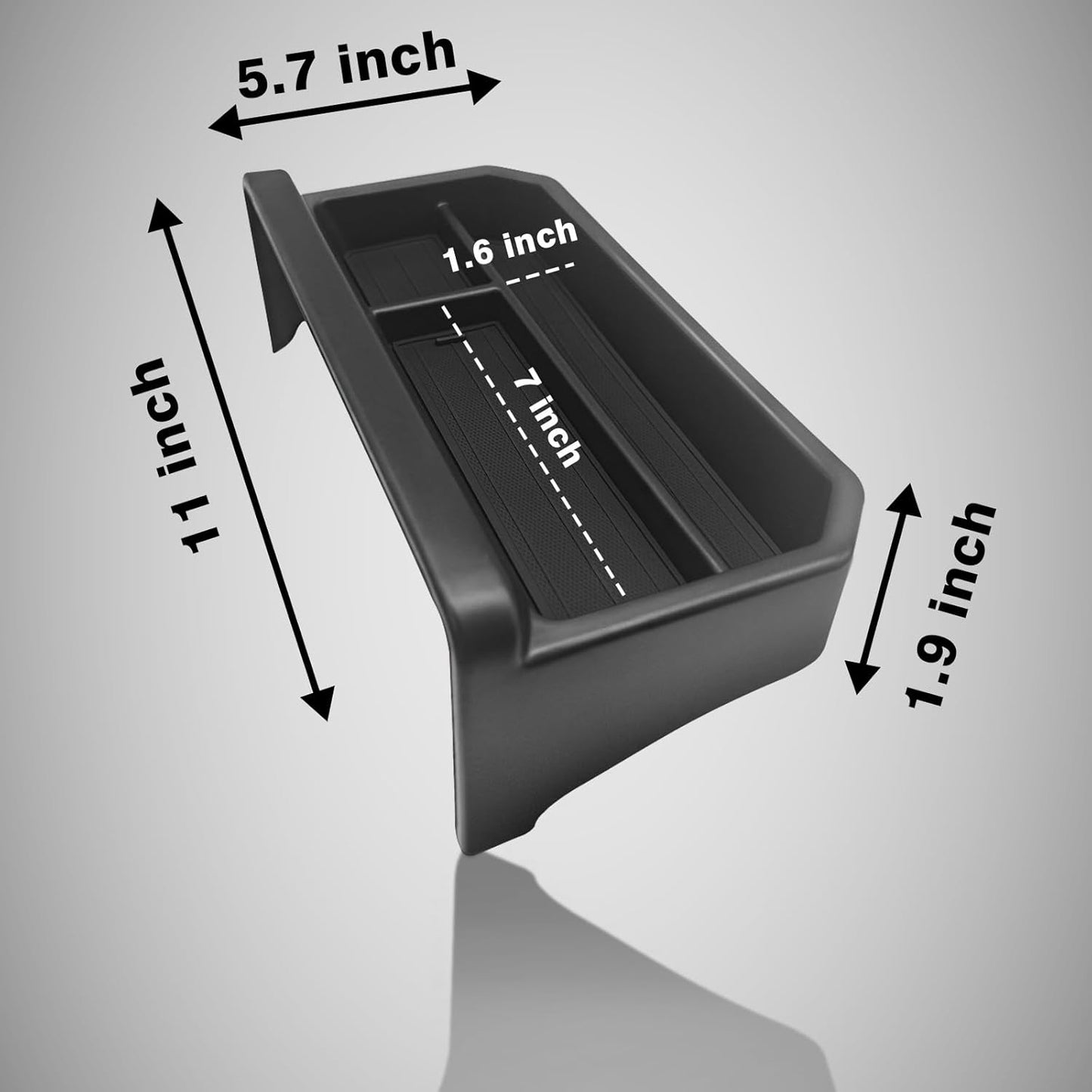 Muslogy Dash Storage Box Behind Screen Center Console Organizer Compatible with Mazda CX5 CX-5 Accessories 2022-2025 Sunglasses Holder Dashboard Insert Tray ABS Interior Secondary Accessories