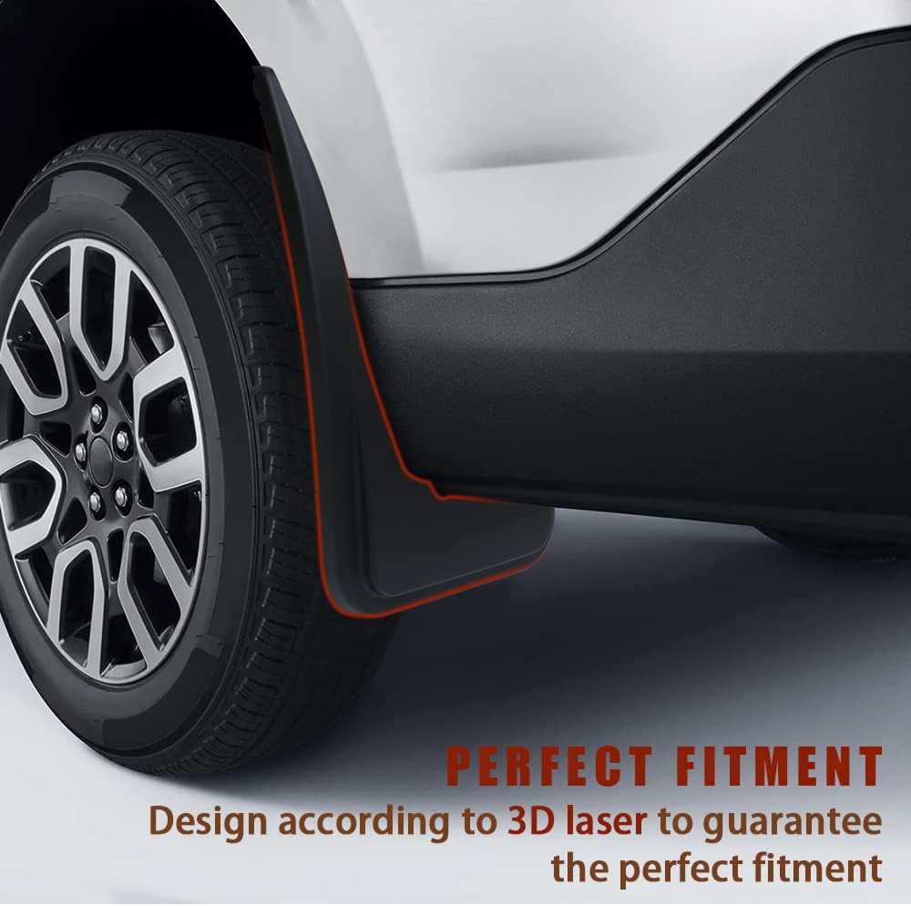 Muslogy Mud Flaps for 2022-2025 Maverick MudFlap Front&Rear Mud Guards 4PCS No Drilling Needed Exterior Accessories Splash Guard Compatible with Ford Maverick 22-25(Not for 2025 Maverick Lobo Edition)