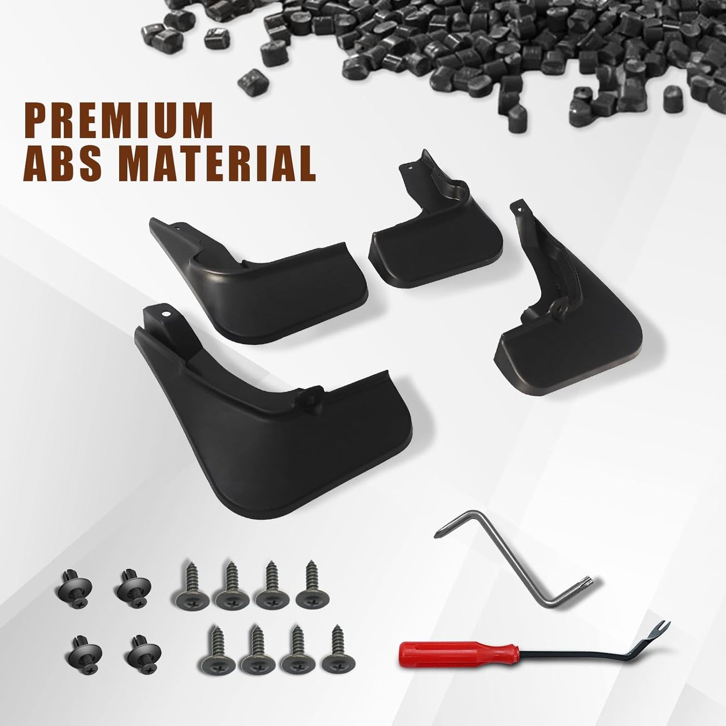 Muslogy for Accord 2025 2024 2023 Mud Flaps Front & Rear 4Pcs Splash Guard Fender Mud Guard No Drilling Required Compatible with Honda Accord 11th Gen 2023 Accessories