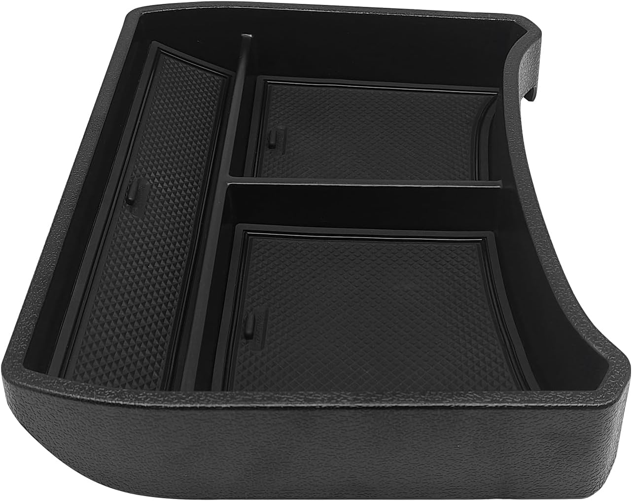 Muslogy for 2025 2024 2023 VW ID4 Lower Console Organizer Upgraded Storage Box Insert Tray Interior Accessories Compatible with Volkswagen ID.4 ID 4 2023+ ONLY