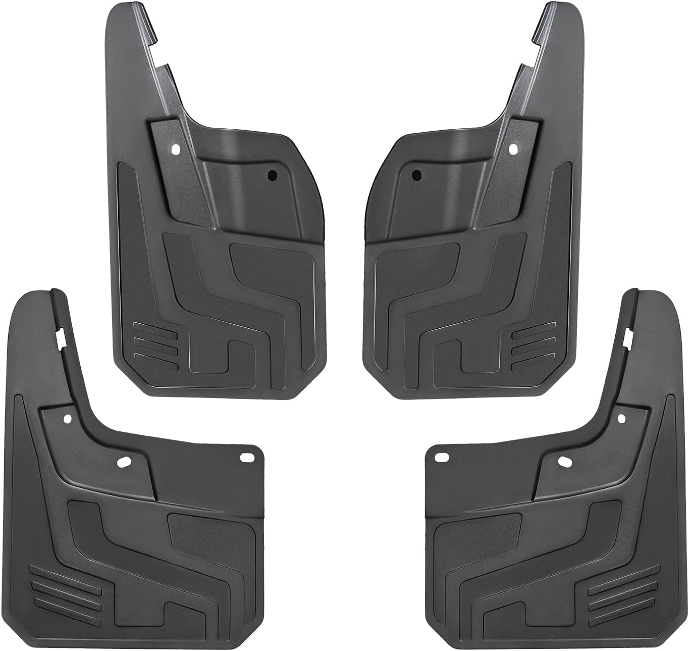 Muslogy for 2023+ Colorado Mud Flaps Without Fender Flare Front & Rear Splash Guards No Drilling Required Compatible with Chevy Colorado Without Fender Flare 2023 2024 2025