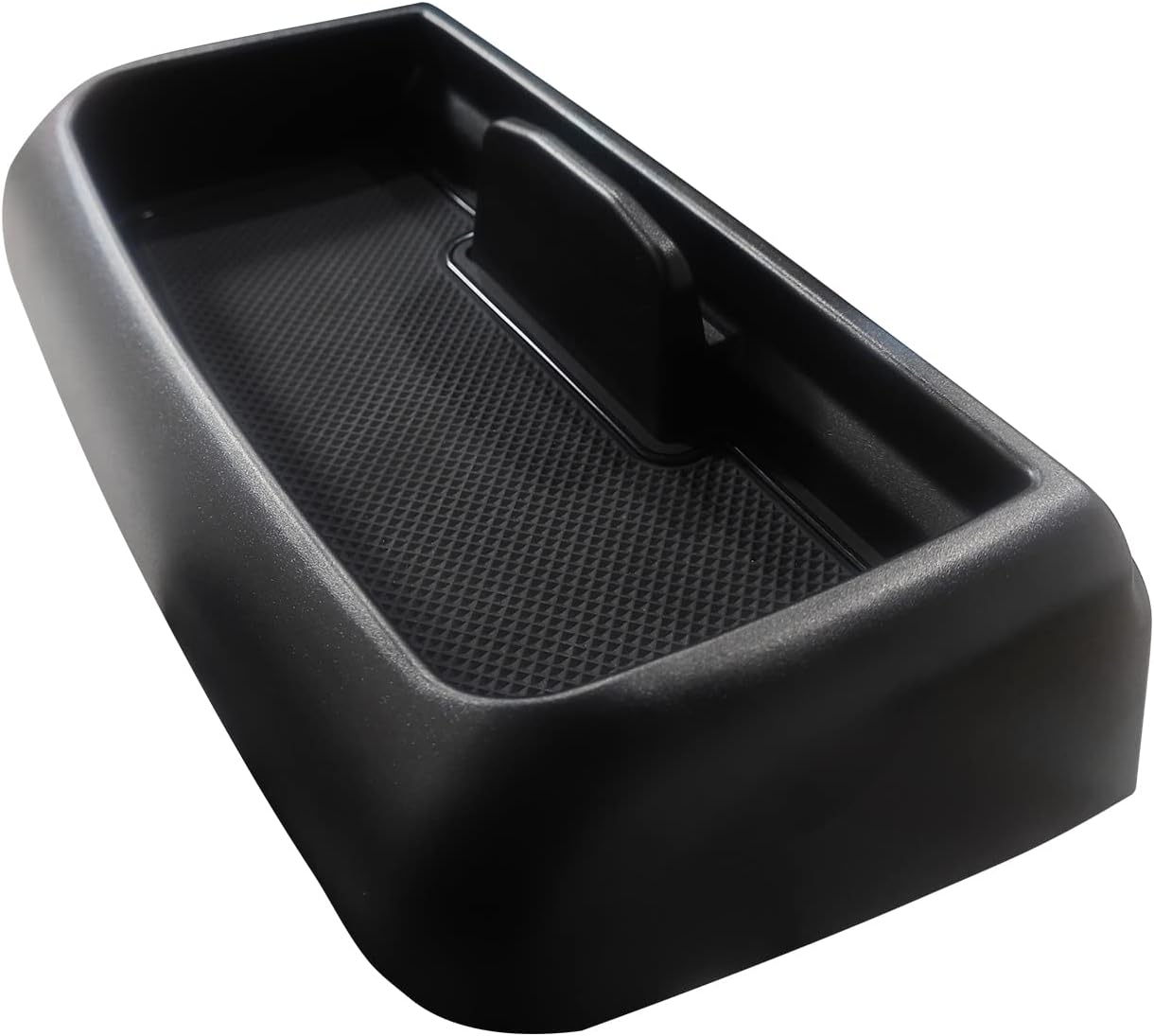 Muslogy Dash Console Storage Tray Compatible with GMC Yukon Chevy Tahoe Suburban 2021 2022 2023 2024 Insert Behind Screen Organizer Box Accessories for Tahoe Suburban 2021-2024 Not for Denali(Black)