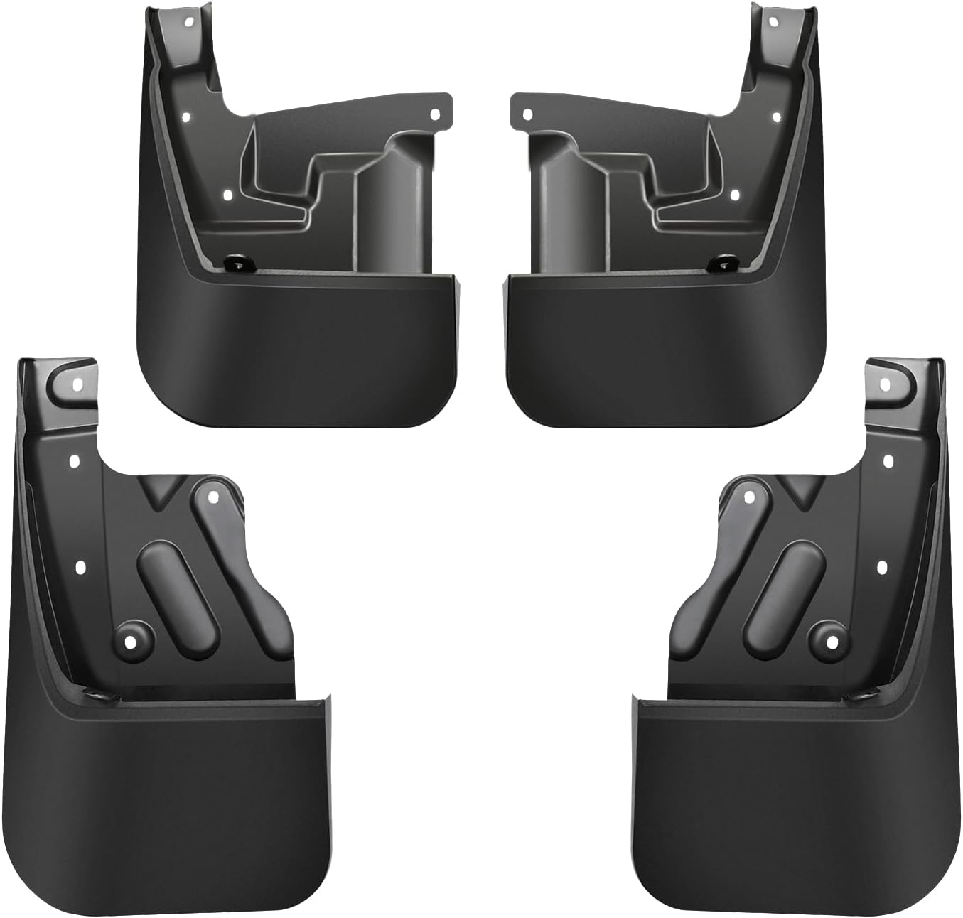 Muslogy Mud Flaps Compatible with Toyota Tundra 2025 2024 2023 2022 3rd Gen Accessories Flaps Front & Rear 4PCS Set Splash Guards All Weather Mudguards No Drilling