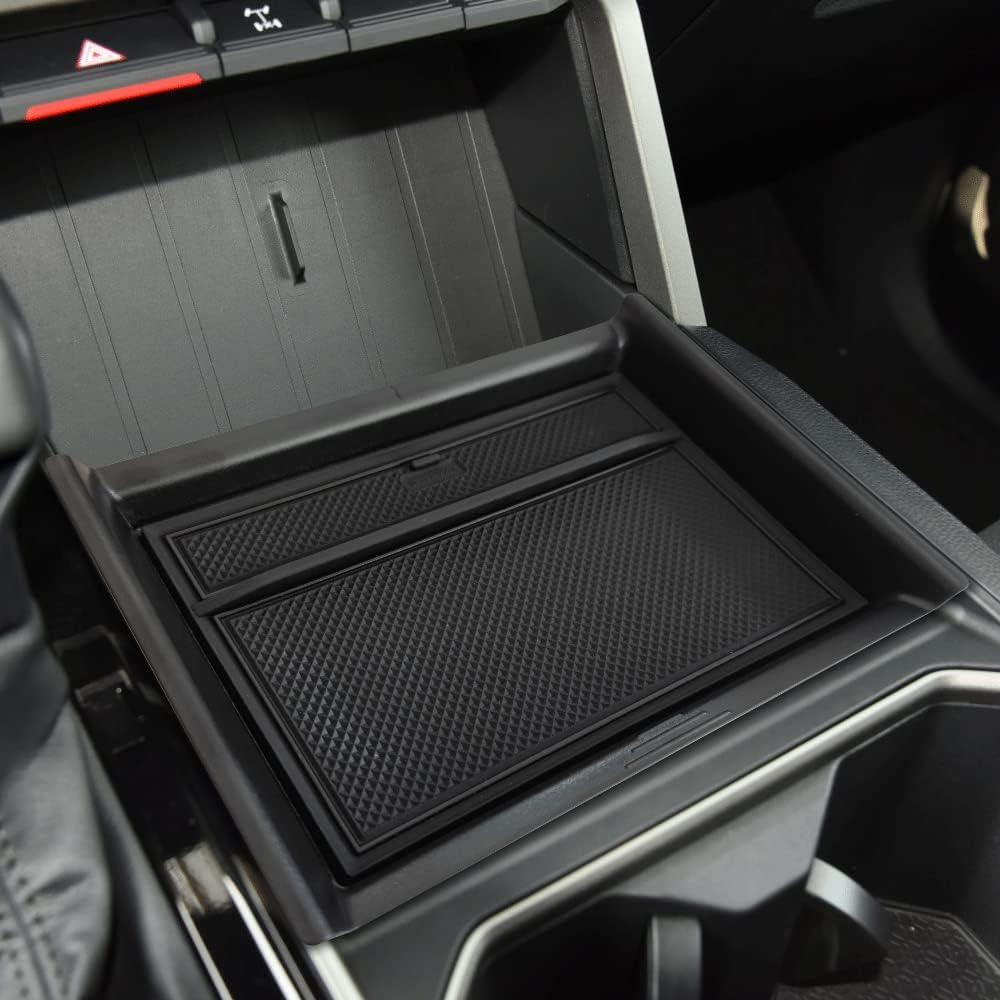 Muslogy Lower Center Console Organizer Compatible with Toyota Tundra 2022-2025 Accessories SR SR5 Limited TRD PRO Console Insert Accessories