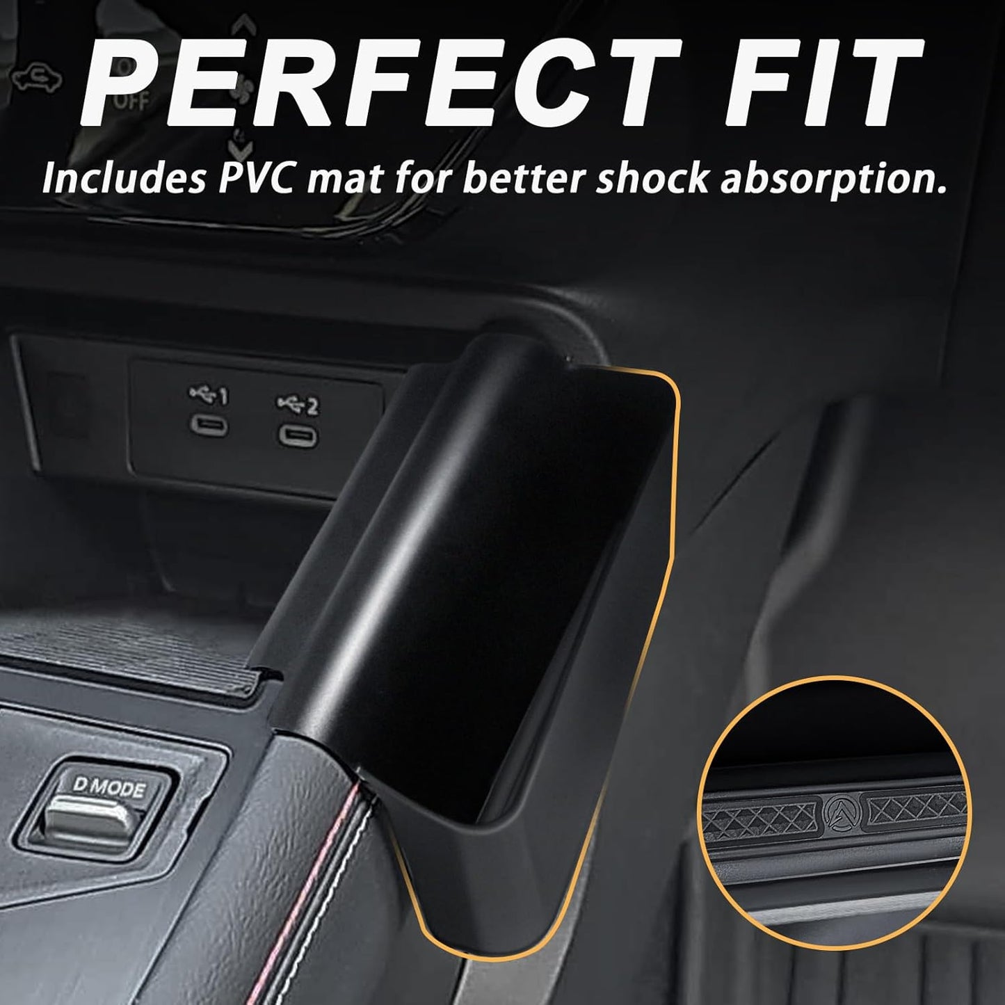 Muslogy Center Console Organizer Compatible with 2025 Nissan Kicks Accessories Shifter Storage Box ABS Material Console Phone Pocket Gear Shift Organizer Passenger Side Only