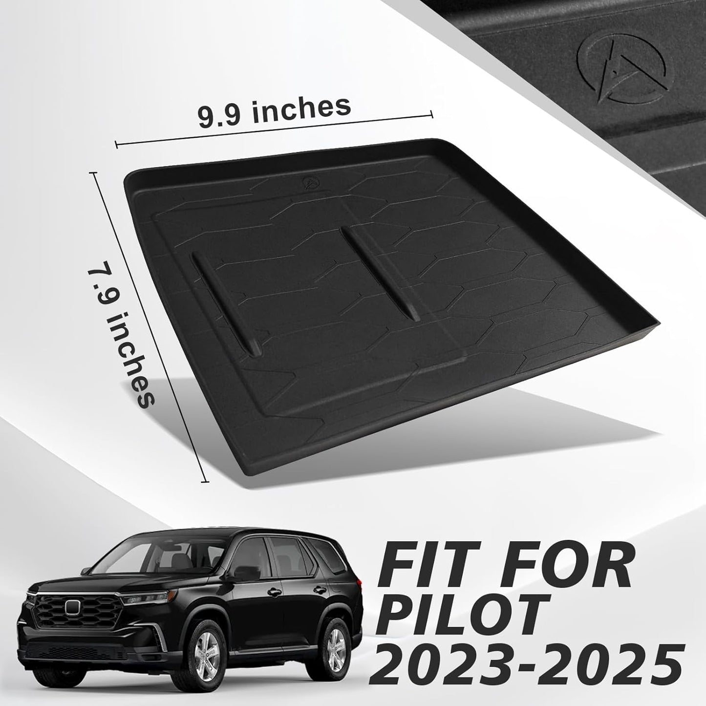 Muslogy Center Console Wireless Charger Protective Mat Compatible with Honda Pilot 2023-2025/2024-2026 Passport Accessories Center Console Inserts Liner Anti-Slip Phone Charge Area Charging Protection
