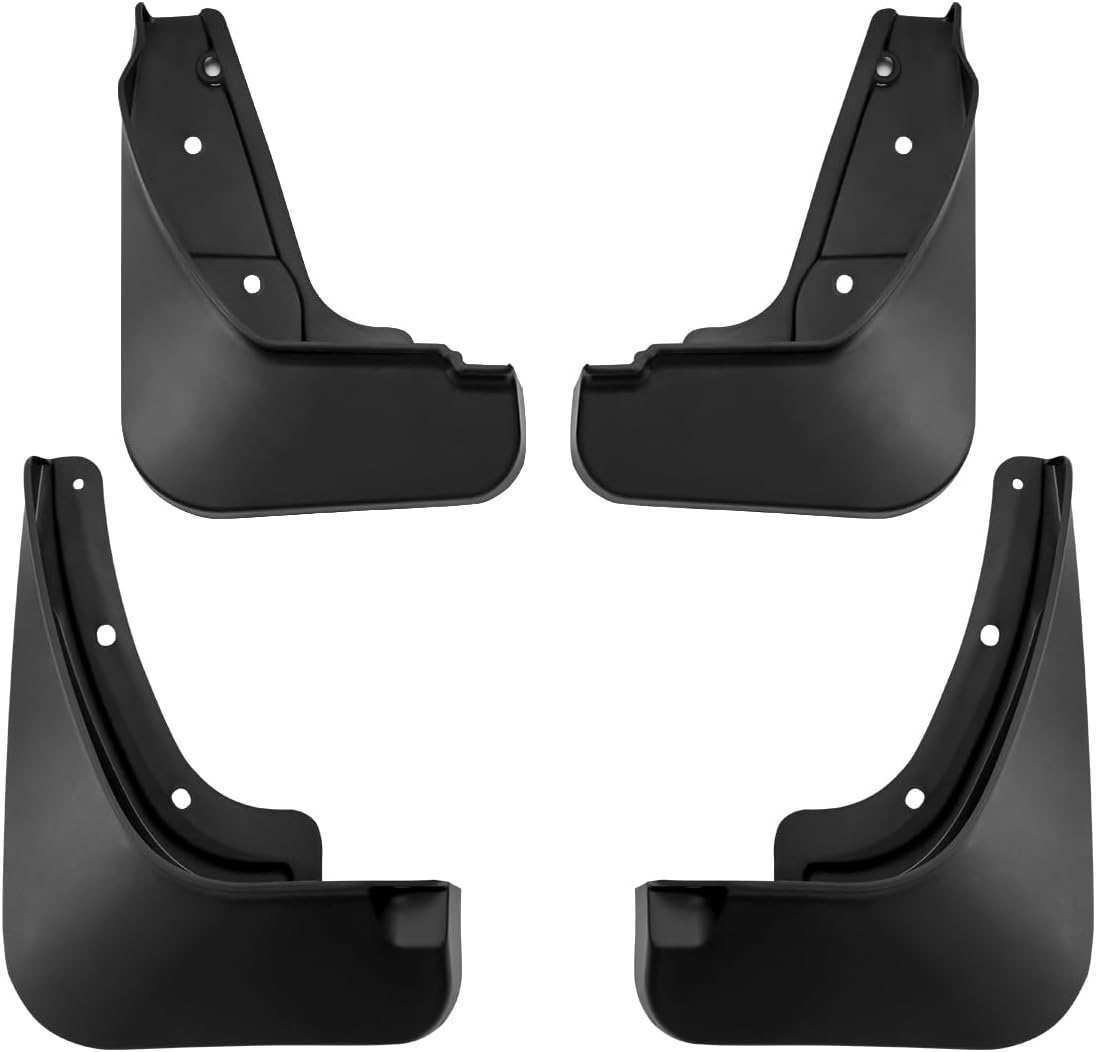 Muslogy for 2024 2025 Kona Mud Flaps Splash Guards Front & Rear 4Pcs Fender Flaps No Drilling Required Compatible with Hyundai Kona 2024 Accessories(Won't Fit N Line Model)