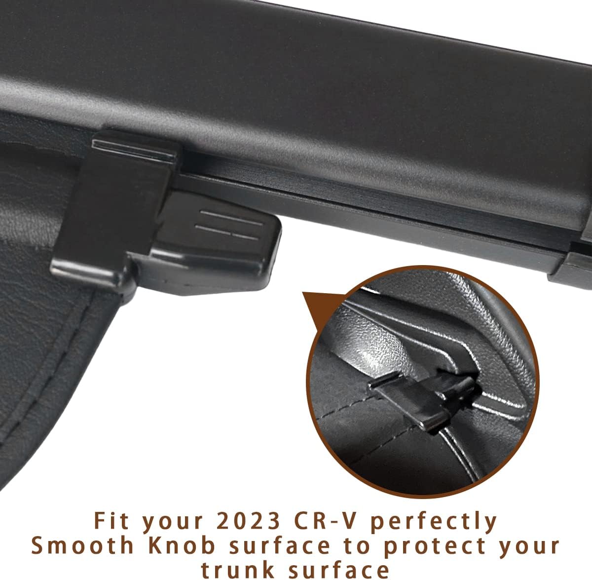 Muslogy for CR-V 2025 2024 2023 Trunk Cargo Cover Retractable Rear Trunk Security Cover Shield Shade Compatible with 6th Generation Honda CRV and CRV Hybrid 2023+