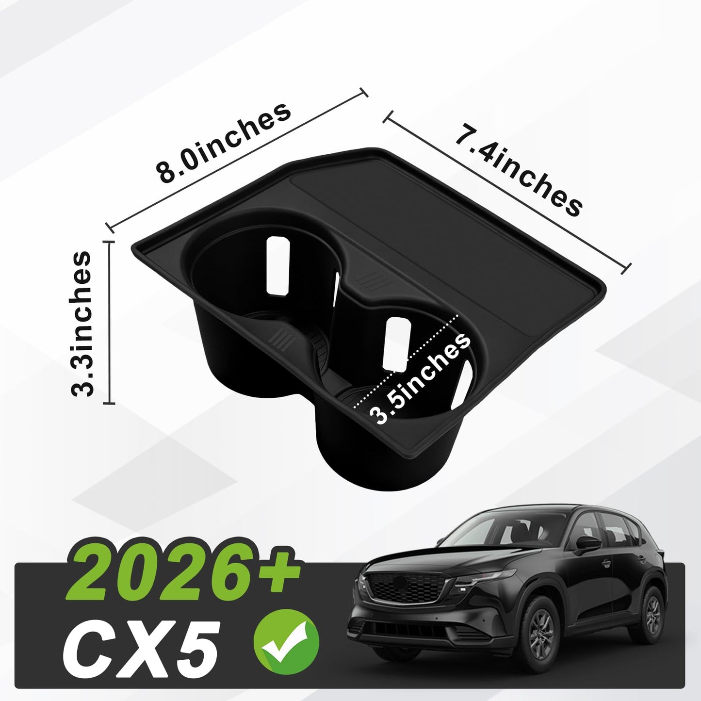 Muslogy Compatible with 2022-2025 2026 Nissan Frontier Accessories Center Console Front Hanging Storage Organizer Box Armrest Hanging Storage Box Tray with Anti-Slip Inserts