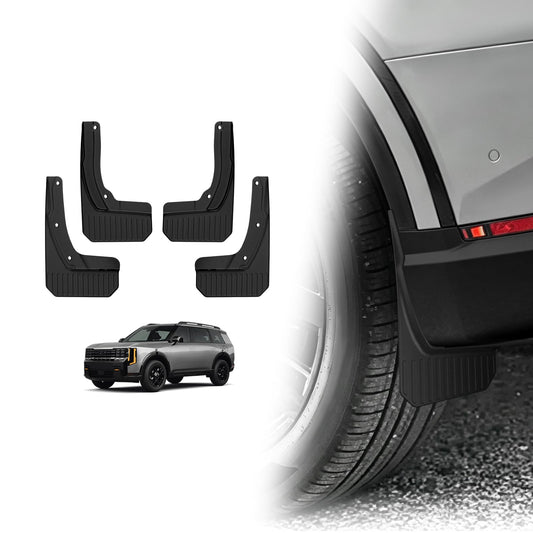 Muslogy Mud Flaps Splash Guards Compatible with Kia Telluride 2027 Accessories Front and Rear Mud Guards 4PCS No Drilling Fender Mudguards Kit with Hardware Accessories
