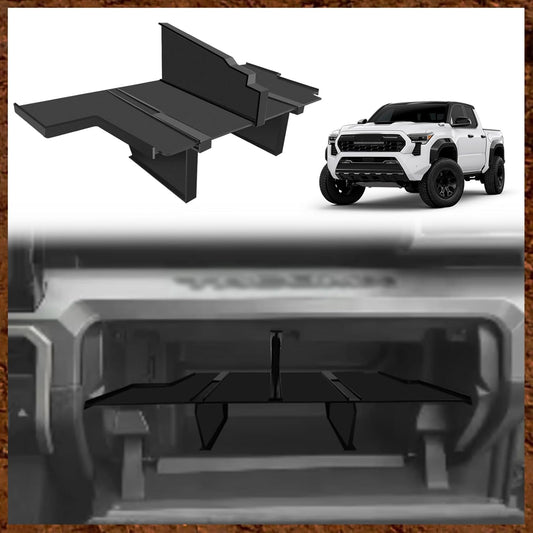 Muslogy Glove Box Dividers Organizer Compatible with Toyota Tacoma 2024 2025 & 2025 4Runner Accessories 4th Gen Tacoma Insert Box Divider ABS Secondary Storage Glove Compartment Tray