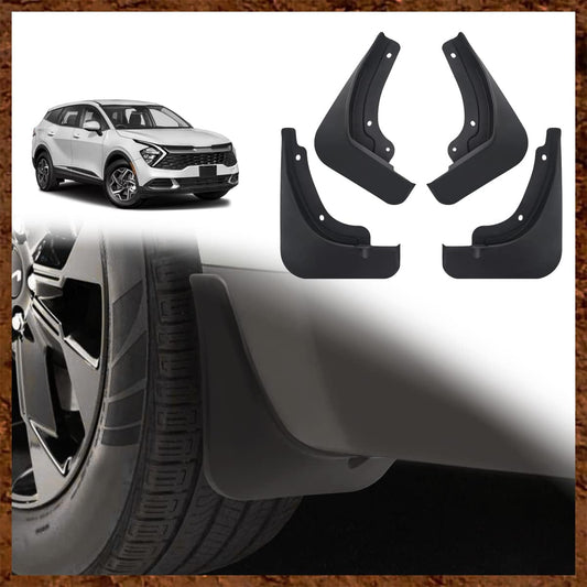 Muslogy for Sportage 2023 2024 2025 Mud Flaps Front & Rear Splash Guard Fender Mud Guard NQ5 Exterior Accessories No Drilling Required Compatible with Kia Sportage 2023-2025 4PCs