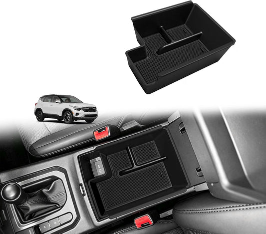 Muslogy Center Console Organizer for 2027+ Kia Seltos Accessories