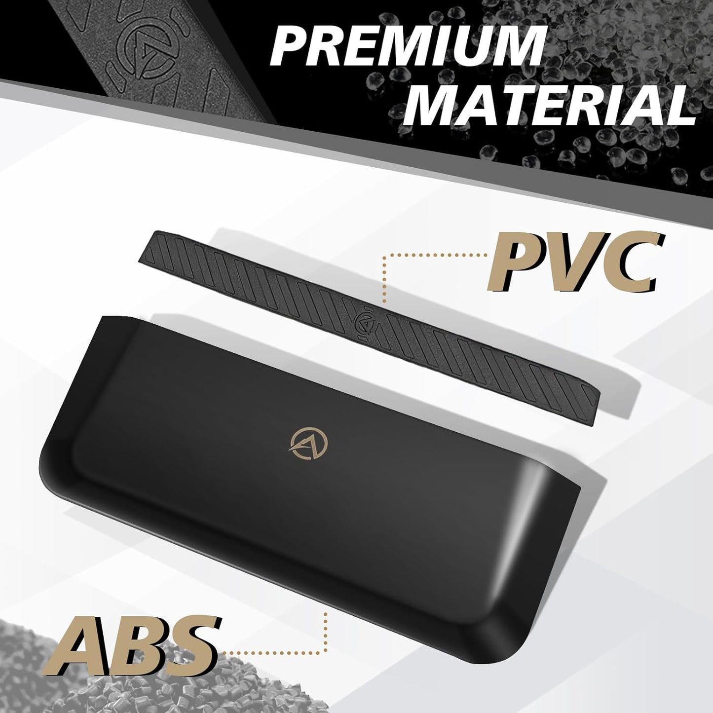 Muslogy Center Console Organizer Compatible with 2024 2025 Toyota Tacoma & 2025+ 4Runner Accessories Middle Console Hanging Storage Box Passenger Side Phone Pocket with Anti-Slip Mat (A Style)