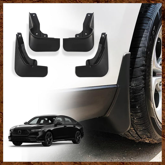 Muslogy for Accord 2025 2024 2023 Mud Flaps Front & Rear 4Pcs Splash Guard Fender Mud Guard No Drilling Required Compatible with Honda Accord 11th Gen 2023 Accessories