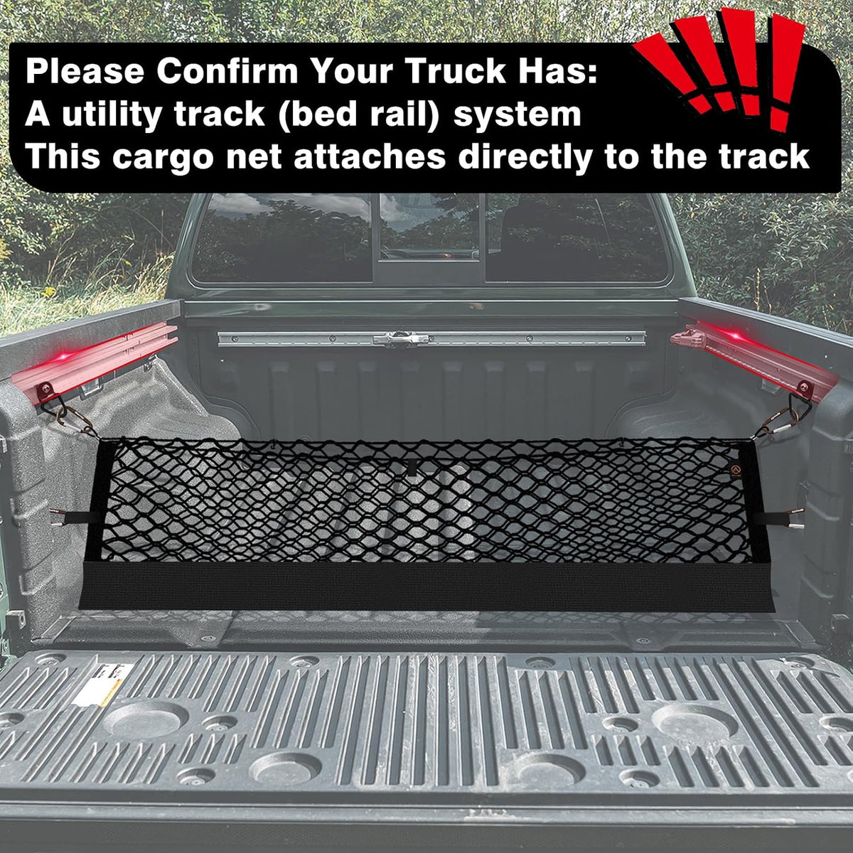 Muslogy Cargo Net for Nissan Frontier 2022-2025 2026 (Extra Support Frame)