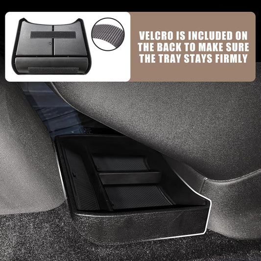 Muslogy for 2025 2024 2023 VW ID4 Lower Console Organizer Upgraded Storage Box Insert Tray Interior Accessories Compatible with Volkswagen ID.4 ID 4 2023+ ONLY